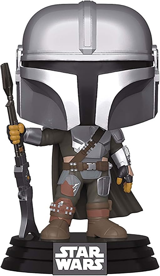Funko Pop! Star Wars: The Mandalorian Action Figure, The Mandalorian Vinyl Bobblehead