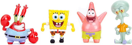 Jada Toys Spongebob Squarepants Figure (1 Piece) - 1 of 4 Collectible Metal Figures (Spongebob, Patrick, Thaddeus or Mr Krabs) for Fans and Collectors Ages 8 and up, Wave 1, Selection