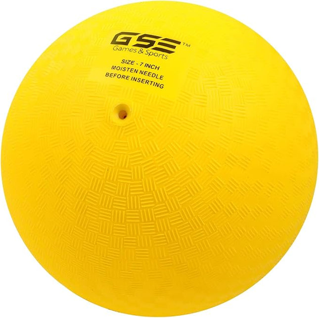 GSE Games & Sports Expert 5"/7"/8.5"/10" Inflatable Playground Ball, Kickball, Bouncy Dodge Ball, Handball for Kid/Adult, Perfect for Recess Ball Games, Gym, Yoga Exercises, Schools Sports Activities