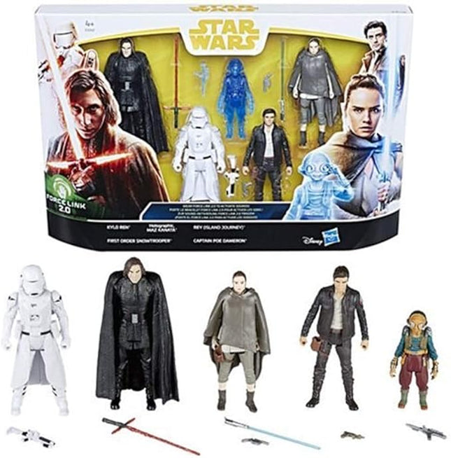 SW Star Wars Force Link 2.0 The Last Jedi Figure 5-Pack Action Figures