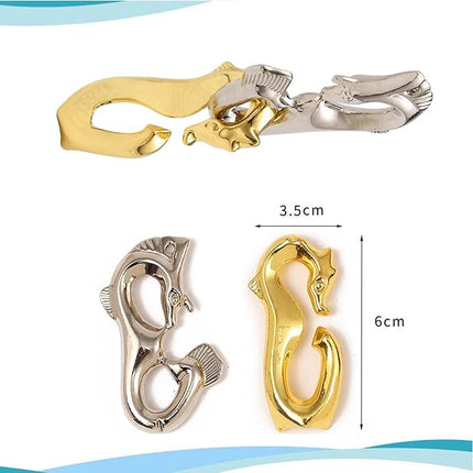 FantasyDay 6 Pcs Brain Teaser Puzzle,Metal Puzzle, Unlock Interlock IQ Test Game, Magic Trick Toy Gift for Kids and Adults