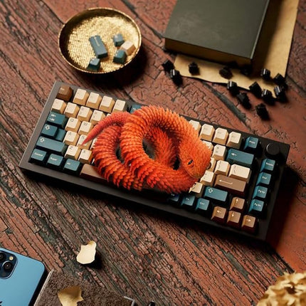 24in 3D Printed Snake Toys, Flexible 3D Printed Animal, Fidget ADHD Snake Toys, Perfect Desk Pet for Animal Collectors