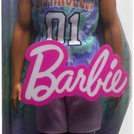Barbie Fashionistas Ken Fashion Doll #212 with Prosthetic Leg Wearing Removable Los Angeles Jersey, Purple Shorts & Sneakers