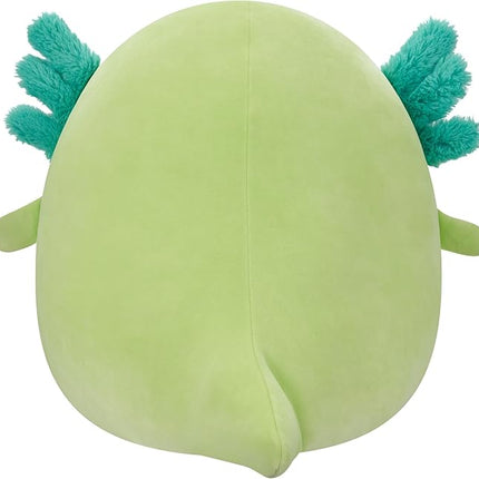 Squishmallows Original 16-Inch Mipsy Green Axolotl with Fuzzy White Belly - Large Ultrasoft Official Jazwares Plush