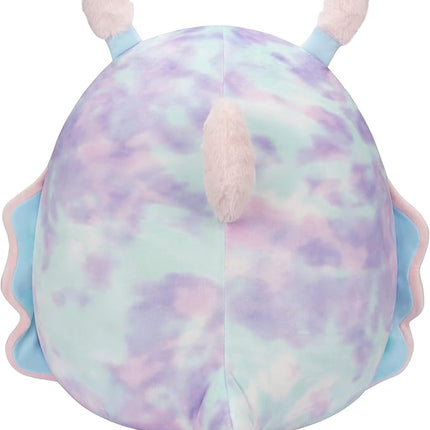Squishmallows 14-Inch Dottie Pink and Blue Tie-Dye Sea Slug - Large Ultrasoft Official Kelly Toy Plush