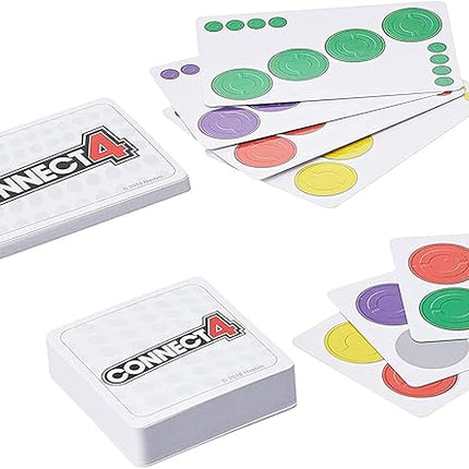 Hasbro Gaming Connect 4 Card Game for Kids, 2-4 Players 4-in-A-Row Game, Fun Summer Activities, Vacation Travel Essentials, Ages 8+
