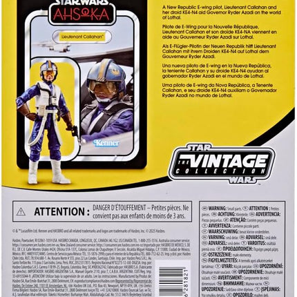 STAR WARS The Vintage Collection Lieutenant Callahan, Ahsoka 3.75 Inch Collectible Action Figure