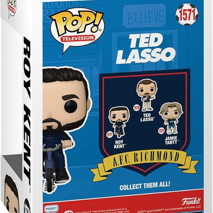 Funko POP! TV: Ted Lasso – Roy Kent on Bike - Collectable Vinyl Figure - Gift Idea - Official Merchandise - for Kids & Adults - TV Fans - Model Figure for Collectors and Display