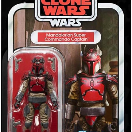 STAR WARS The Vintage Collection Mandalorian Super Commando Captain Toy, 3.75-Inch-Scale The Clone Wars Figure Kids Ages 4 and Up, Multicolored,F5629