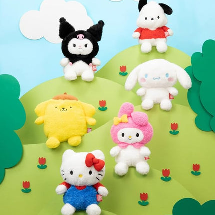 BumBumz 7.5-inch Hello Kitty and Friends Bumz Classic Hello Kitty Plush - Collectible Sanrio Toy - from The Makers of Original Squishmallows - Ages 3+