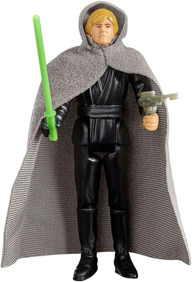 STAR WARS Retro Collection Luke Skywalker (Jedi Knight), Return of The Jedi 3.75-Inch Collectible Action Figures, Ages 4 and Up