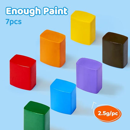 JoyCat Paint with Water Coloring Books for Toddlers, Watercolor Painting Sets for Kids Ages 3-5 4-8, Arts and Crafts Drawing Activities Toy Birthday Gift for Boys Girls (Animal & Alphabet)