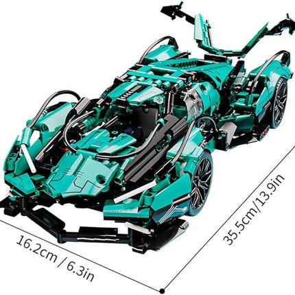 Mesiondy 1:14 MOC Sports Car Building Blocks Toys Boys or Adults Kits， Building Set Raceing Car Model,Cars for Boys Age 12-16 8-14，(1039 Pieces)