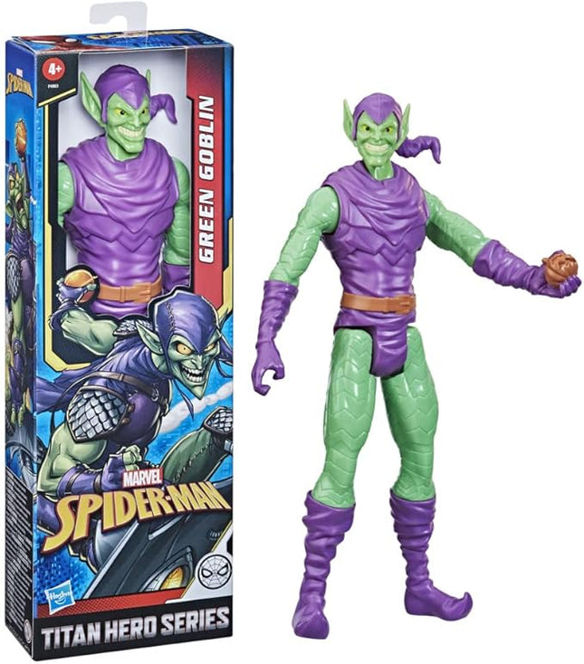 Marvel Titan Hero Series Green Goblin Toy 12-Inch-Scale Collectible Action Figure, Kids Ages 4 and Up