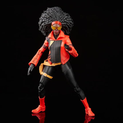 Marvel Legends Series Spider-Man Across The Spider-Verse Jessica Drew 6-inch Action Figure Toy, 2 Accessories