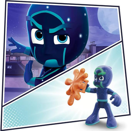 PJ Masks Night Time Mission Glow-in-The-Dark Action Figure Set, Preschool Toy for Kids Ages 3 and Up, 4 Figures and 1 Accessory