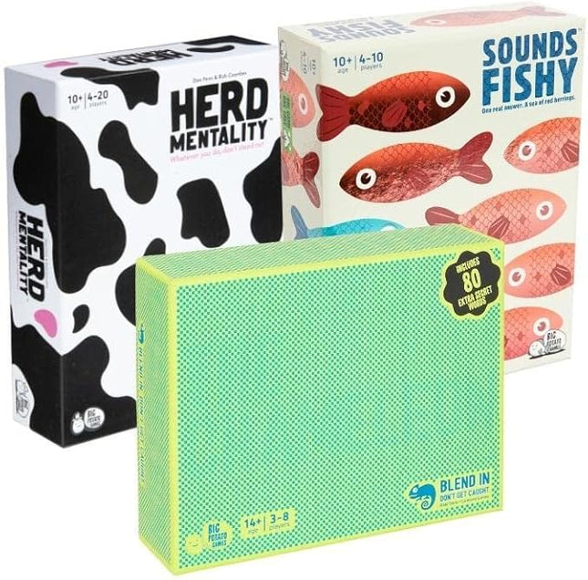 Big Potato Animal Party Bundle - Hilarious Board Games for Family Games Night, or with Friends Too For 8 Players