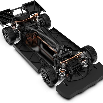 1:10 Brushless RC Car Alloy Roller for Adults, 4WD Hobby On-Road Race Car Roller with 1/8 Differential and Aluminum Shock Absorbers