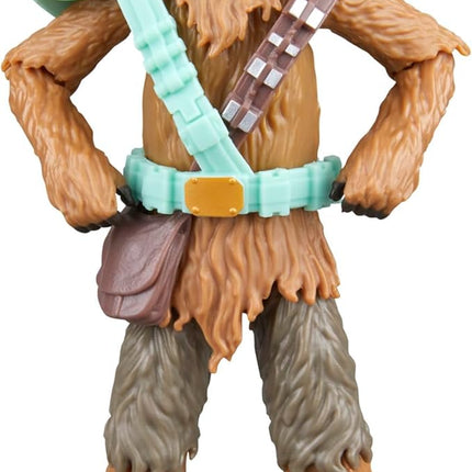 STAR WARS Epic World of Action Chewbacca 4-Inch Deluxe Action Figure & 4 Accessories, Toys for Boys & Girls Ages 4+