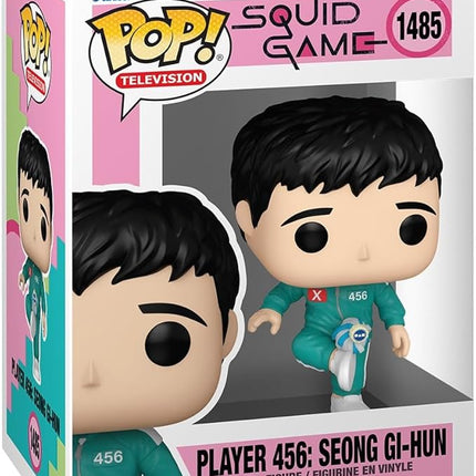 Funko Pop TV: Squid Game - Player 456: Seong Gi-hun 456 - Collectable Vinyl Figure - Gift Idea - Official Merchandise - Toys for Kids & Adults - Drama Fans - Model Figure for Collectors and Display