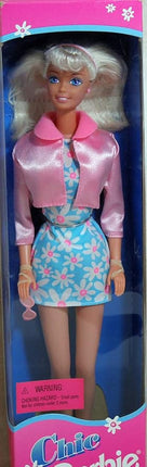 Fashion Avenue Blonde Doll Chic Barbie in Pink Satin