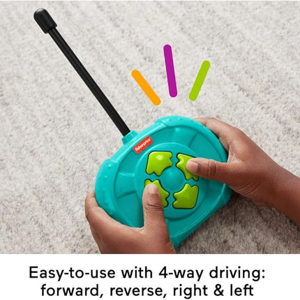 Fisher-Price Preschool Toy Remote Controlled Car My Easy RC with 2 Speeds for Kids Ages 3+ Years (Amazon Exclusive)