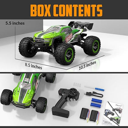 RACENT RC Truck 1:16 4x4 All Terrain RC Car 40KPH High Speed Remote Control Cars for Adults
