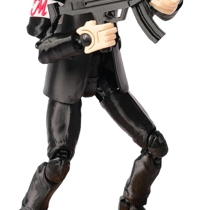 (Assembly Completed T13 Action Figure, 8.1 inches, Strong Magnetic Accessories, 3D Printed Robot Multi-Jointed Movable, Desktop Decorations for Game Lovers，POP Dancer (Black)