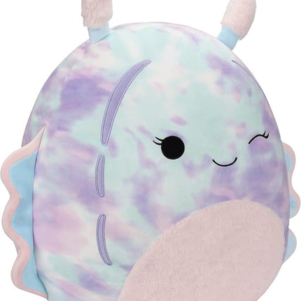Squishmallows 14-Inch Dottie Pink and Blue Tie-Dye Sea Slug - Large Ultrasoft Official Kelly Toy Plush