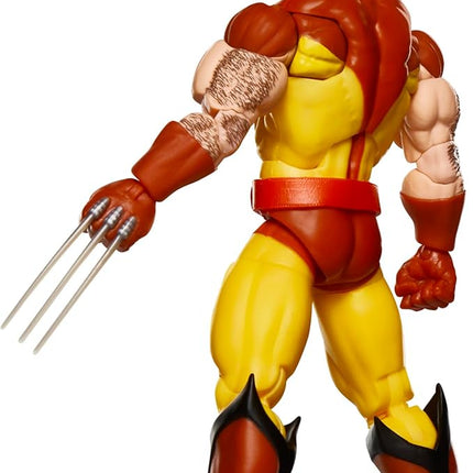 Marvel Legends Series Wolverine, X-Men Retro Comics Secret Wars Collectible 6 Inch Action Figure with Shield