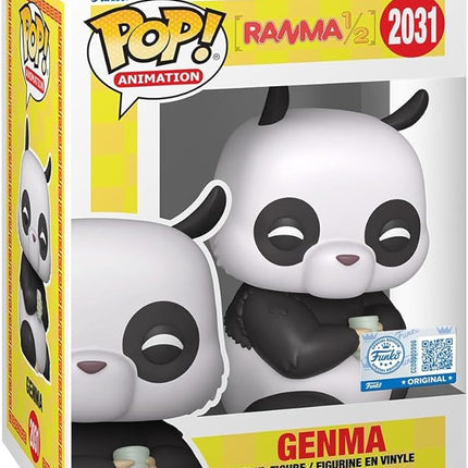 Funko Pop! Animation: Ranma 1/2 - Genma - (Panda) - Amazon Exclusive - Collectable Vinyl Figure - Gift Idea - Official Merchandise - Toys for Kids & Adults - Anime Fans - Model Figure for Collectors