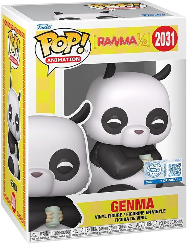 Funko Pop! Animation: Ranma 1/2 - Genma - (Panda) - Amazon Exclusive - Collectable Vinyl Figure - Gift Idea - Official Merchandise - Toys for Kids & Adults - Anime Fans - Model Figure for Collectors