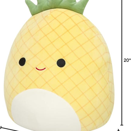 Squishmallows Original 20-Inch Maui Yellow Pineapple with Green Top - Jumbo Ultrasoft Official Jazwares Plush