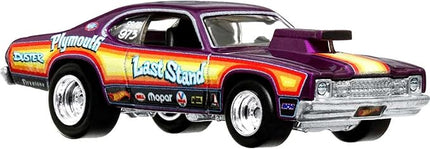 Hot Wheels Car Culture Circuit Legend Premium Toy Car, Die-Cast 1:64 Scale 73 Plymouth Duster for Play or Display