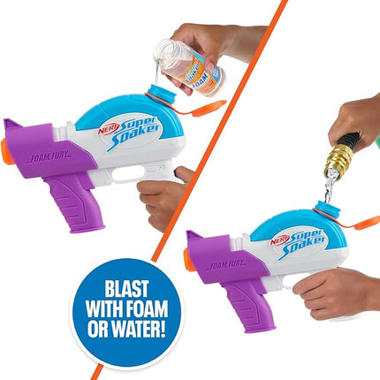 NERF Super Soaker Foam Fury Blaster – The Ultimate Foam Blaster for Outdoor Summer Fun