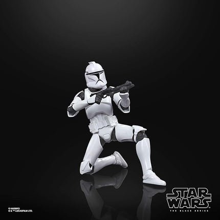 STAR WARS The Black Series Phase I Clone Trooper Toy 6-Inch Scale The Clone Wars Collectible Action Figure, Kids Ages 4 and Up,E9367