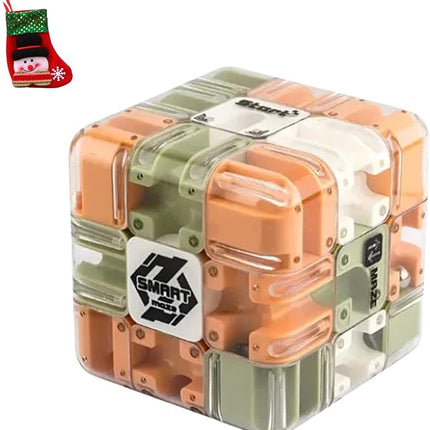 2025 New Large Labyrinth 3D Puzzle Maze Cube - Engaging Brain Teaser Toy, 3D Magic Cube Maze Ball Puzzle, Adults Teens Spatial Awareness Brain Training Toy for Logic Development (1 PCS)