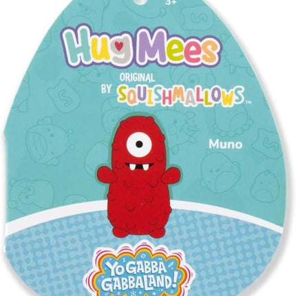 Squishmallows Original Yo Gabba Gabba! 10in Muno HugMees – Ultrasoft Official Jazwares Plush (Medium-Sized)