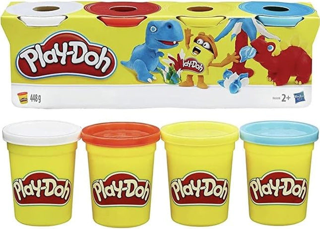 Play-Doh Tubs, Assorted, 25.4 x 6.3 x 7.1 Centimeters