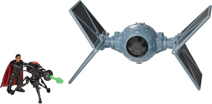 STAR WARS Mission Fleet Stellar Class Moff Gideon Outland TIE Fighter Imperial Assault 2.5-Inch-Scale Figure and Vehicle, Kids Ages 4 and Up