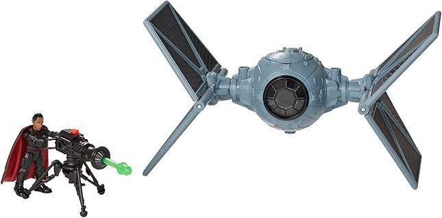 STAR WARS Mission Fleet Stellar Class Moff Gideon Outland TIE Fighter Imperial Assault 2.5-Inch-Scale Figure and Vehicle, Kids Ages 4 and Up