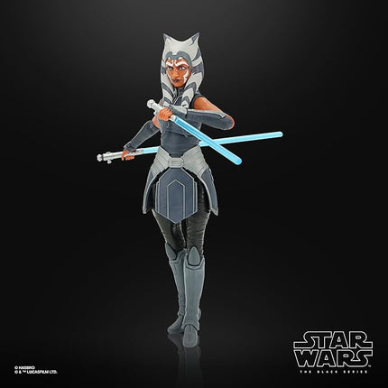 STAR WARS The Black Series Ahsoka Tano Toy 6-Inch-Scale The Clone Wars Collectible Action Figure, Toys for Kids Ages 4 and Up