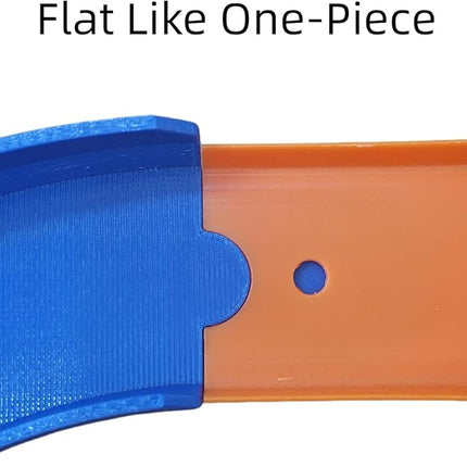 Track Connectors Pieces Compatible with Hot Wheels,90 Degree,Size L,8 Packs