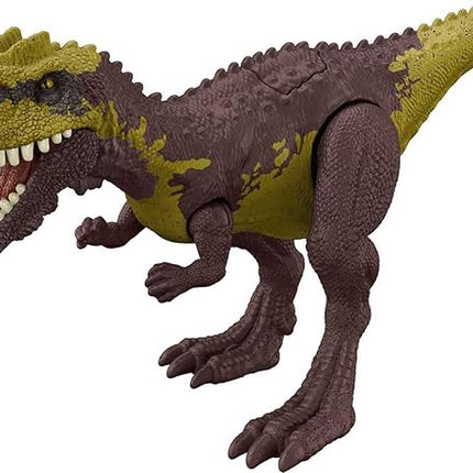 Mattel Jurassic World Strike Attack Genyodectes Serus Dinosaur Action Figure Toy with Attack Feature & Movable Joints