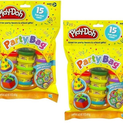 Play-Doh Party Bag Dough, 15 Count (Assorted Colors) - 2 Pack