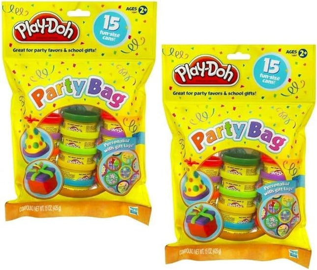 Play-Doh Party Bag Dough, 15 Count (Assorted Colors) - 2 Pack