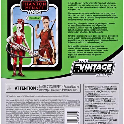 STAR WARS The Vintage Collection Aurra Sing, The Phantom Menace 3.75 Inch Collectible Action Figure
