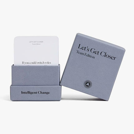 Intelligent Change Teams Get Closer Question Game, Conversation Cards for Team Culture and Bonding, Fun Talking Card Game for Colleagues, Icebreaker Activity 52 Question Cards