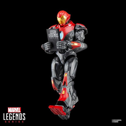 Marvel Legends Series Ultimate Iron Man, Comics-Inspired Collectible 6-Inch Scale Action Figure with Character-Sized Comic Accessory