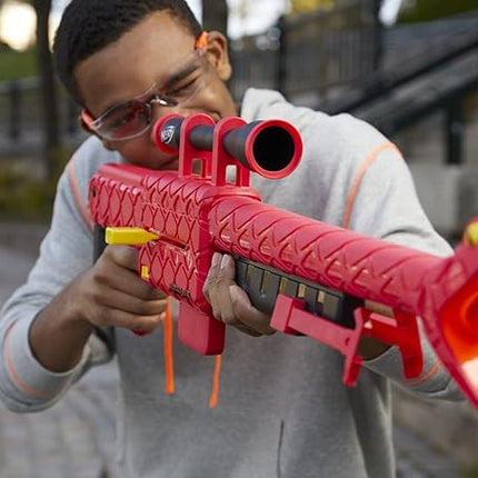 NERF Roblox Zombie Attack: Viper Strike Sniper-Inspired Blaster with Scope, Code for Exclusive Virtual Item